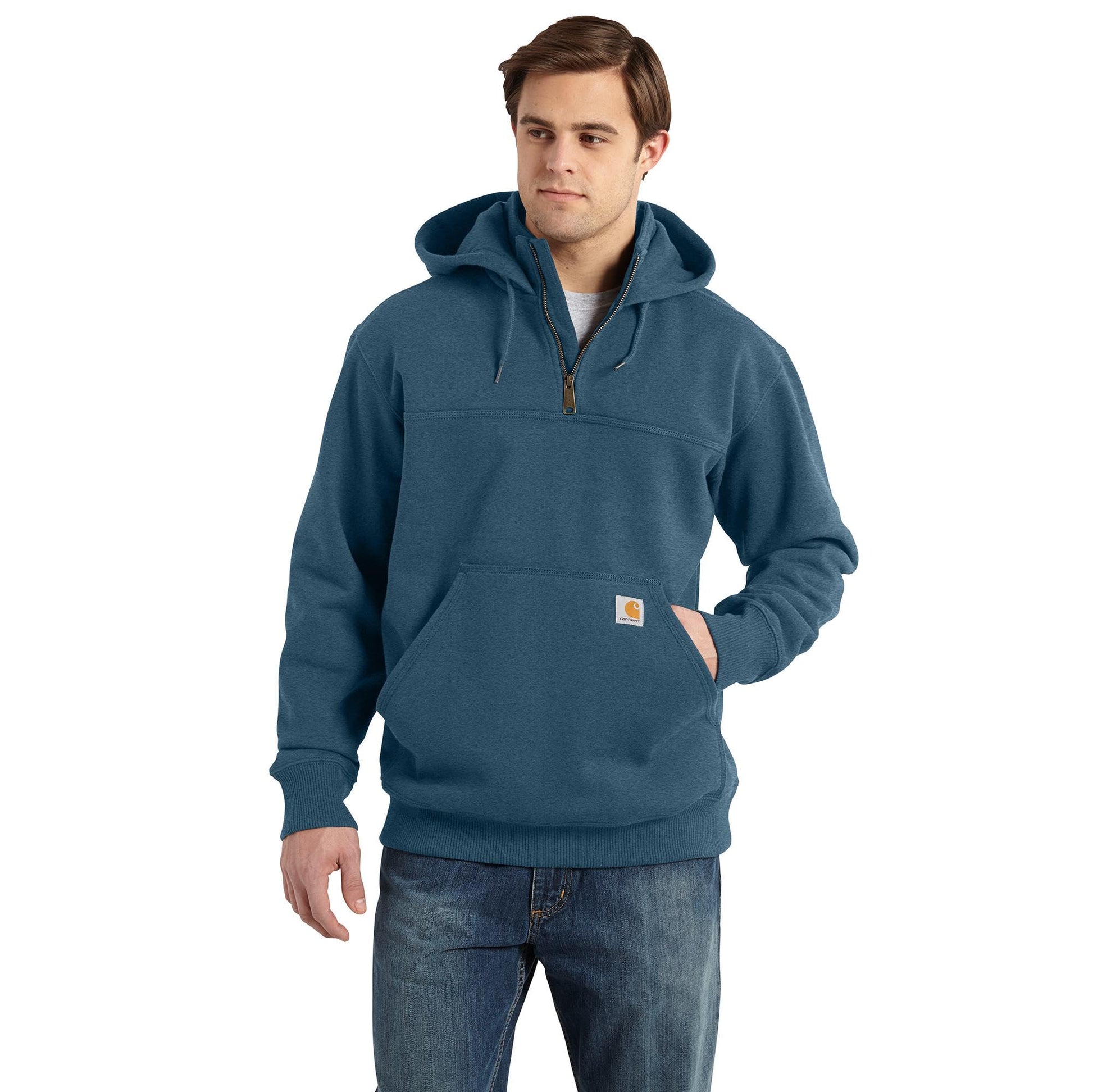 Carhartt mens Rain Defender Loose Fit Heavyweight Quarter-zip Sweatshirt-43