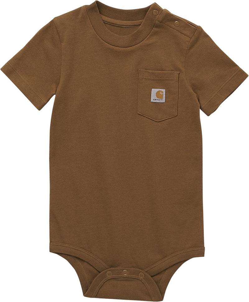 Carhartt Unisex Baby, Short-sleeve Bodysuit Pocket T-shirt