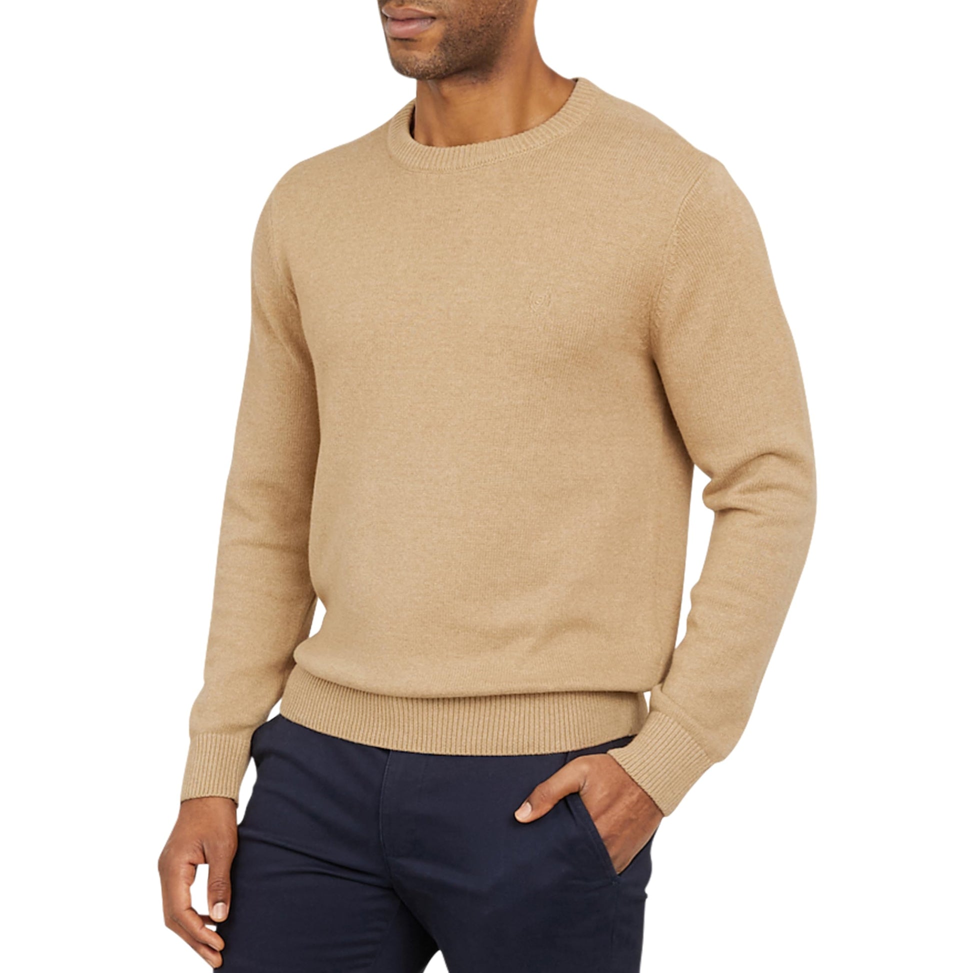 Chaps Men's Classic Fit Long Sleeve Cotton Jersey Midweight Crewneck Sweater (S-XXL)-21
