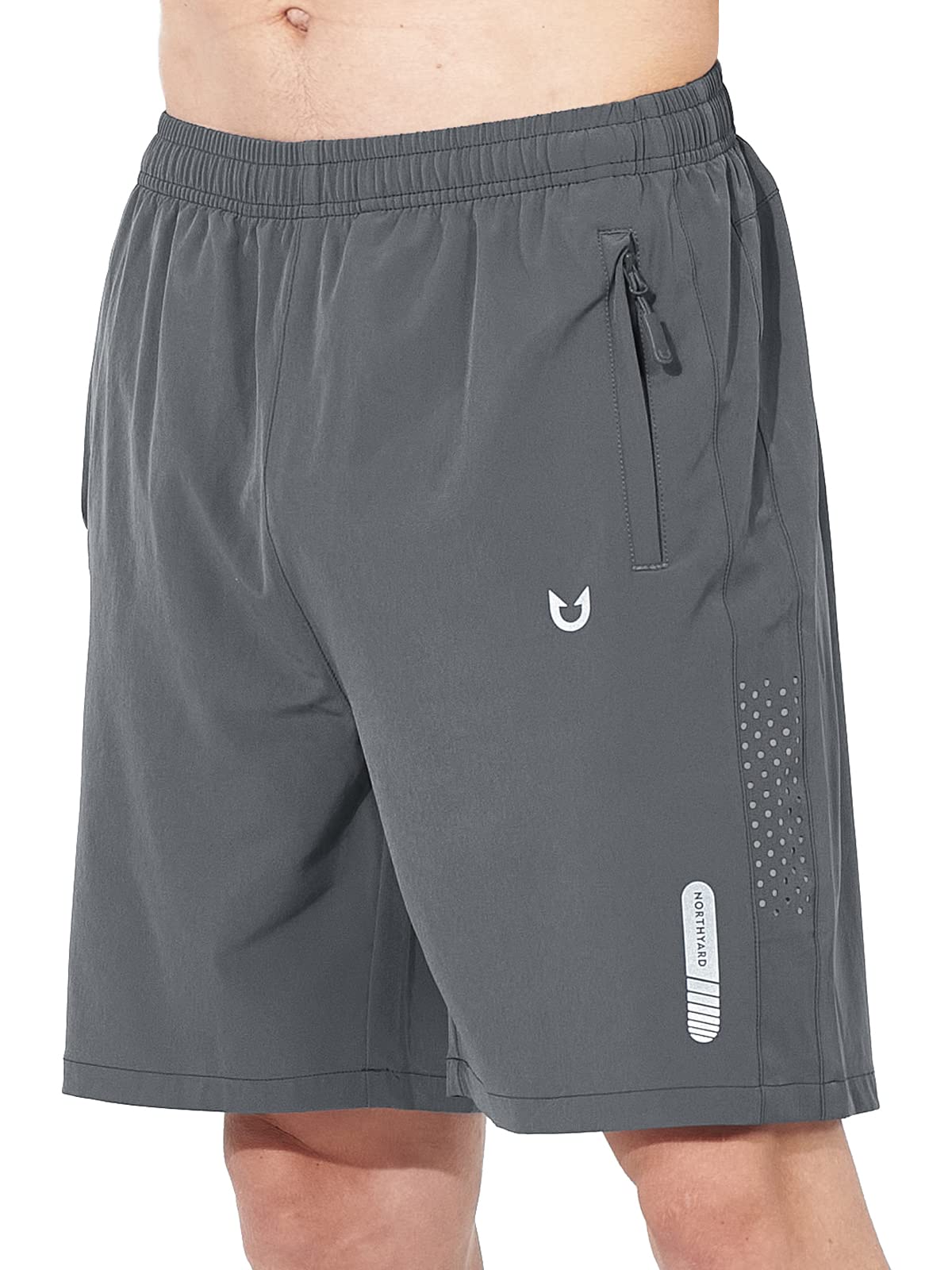 NORTHYARD Men's Athletic Running Shorts Quick Dry Workout Shorts 7"/ 5"/ 9" Lightweight Sports Gym Basketball Tennis Hiking