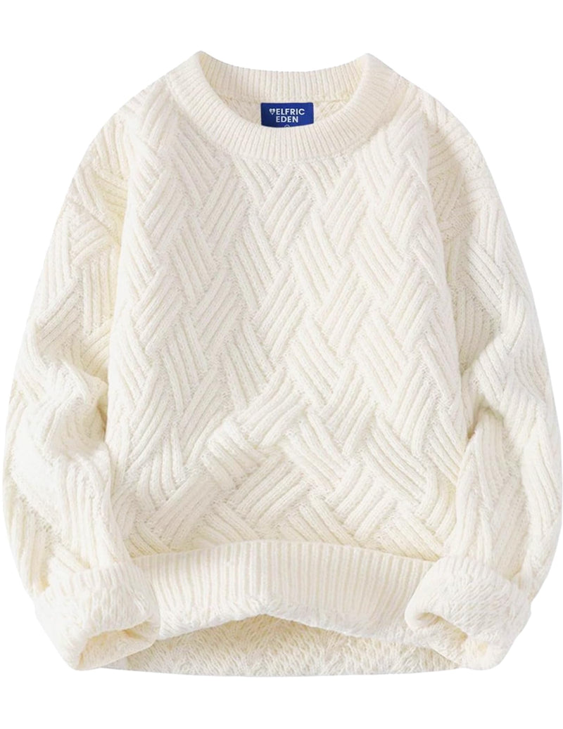 Aelfric Eden Vintage Oversized Sweaters Crewneck Knit Pullover Baggy Loose Casual Cable Sweater 2025 Fall Clothes-13
