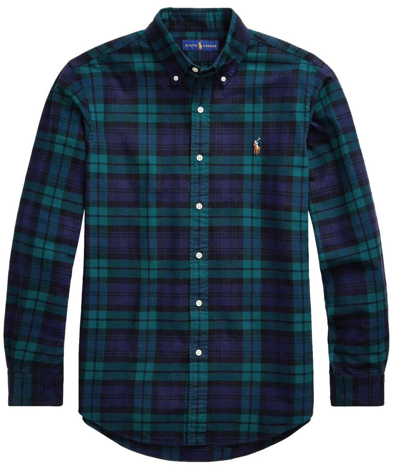 POLO RALPH LAUREN Men's Classic Oxford Long Sleeve Sport Shirt-72