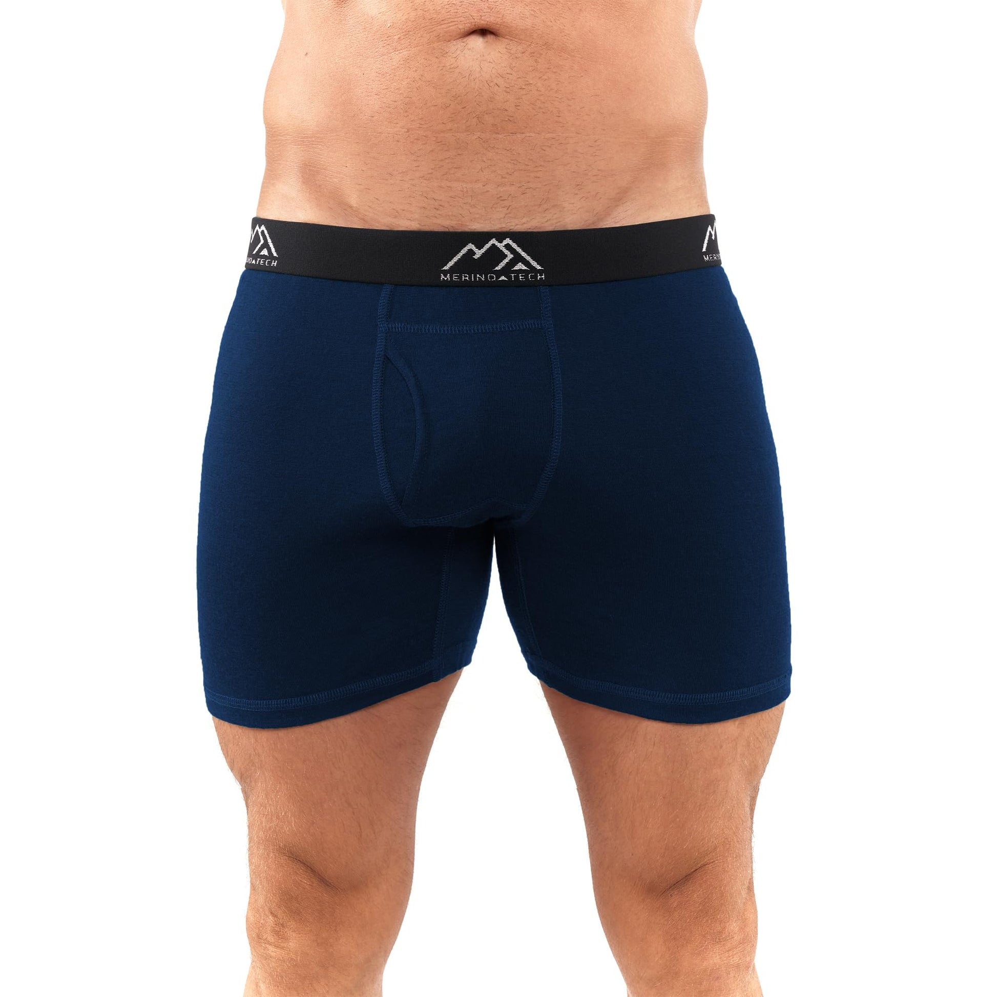 Merino.tech Merino Wool Underwear Mens - 100% Merino Wool Base Layer Boxer Briefs for Men-30