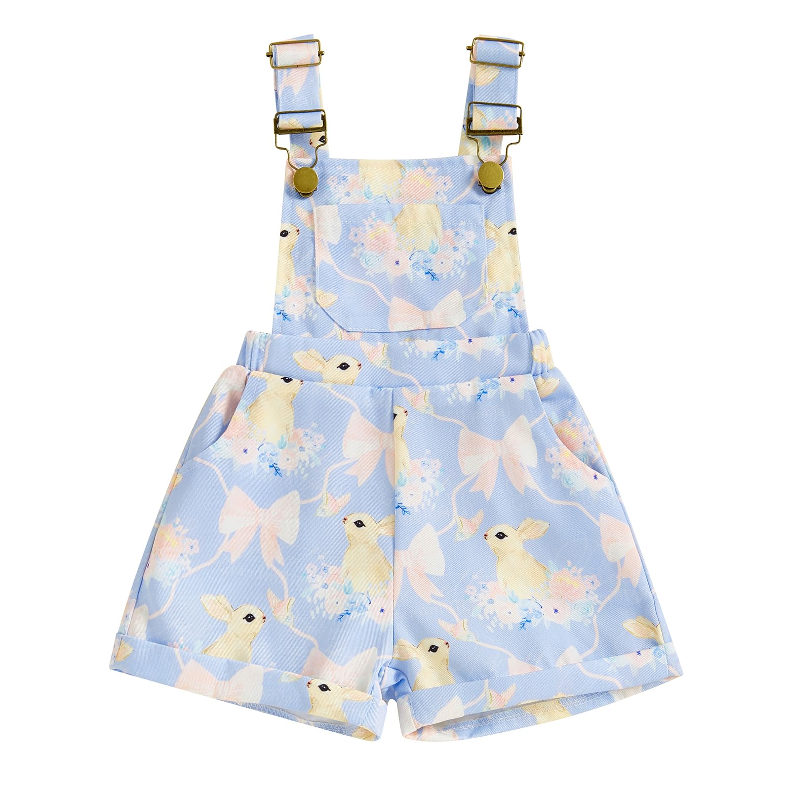 Ayalinggo St Patricks Baby Girl Boy Outfit Toddler St Patricks Lucky Clover Overalls Jeans Shorts Summer Clothes Clothing
