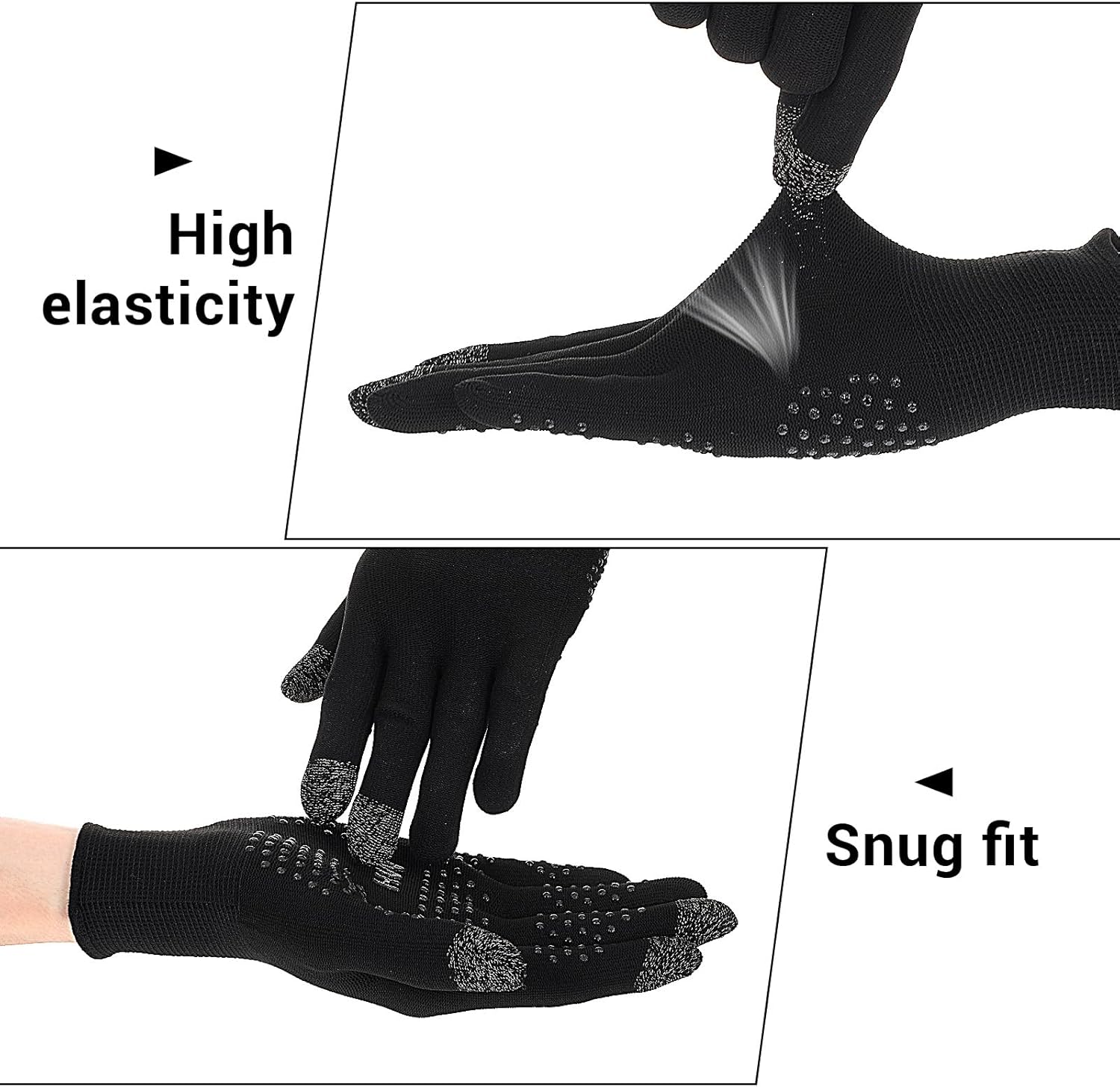 Ultra-Thin Mobile Gaming Gloves Touchscreen Gaming Gloves Anti-Sweat Mobile Finger Sleeve Breathable