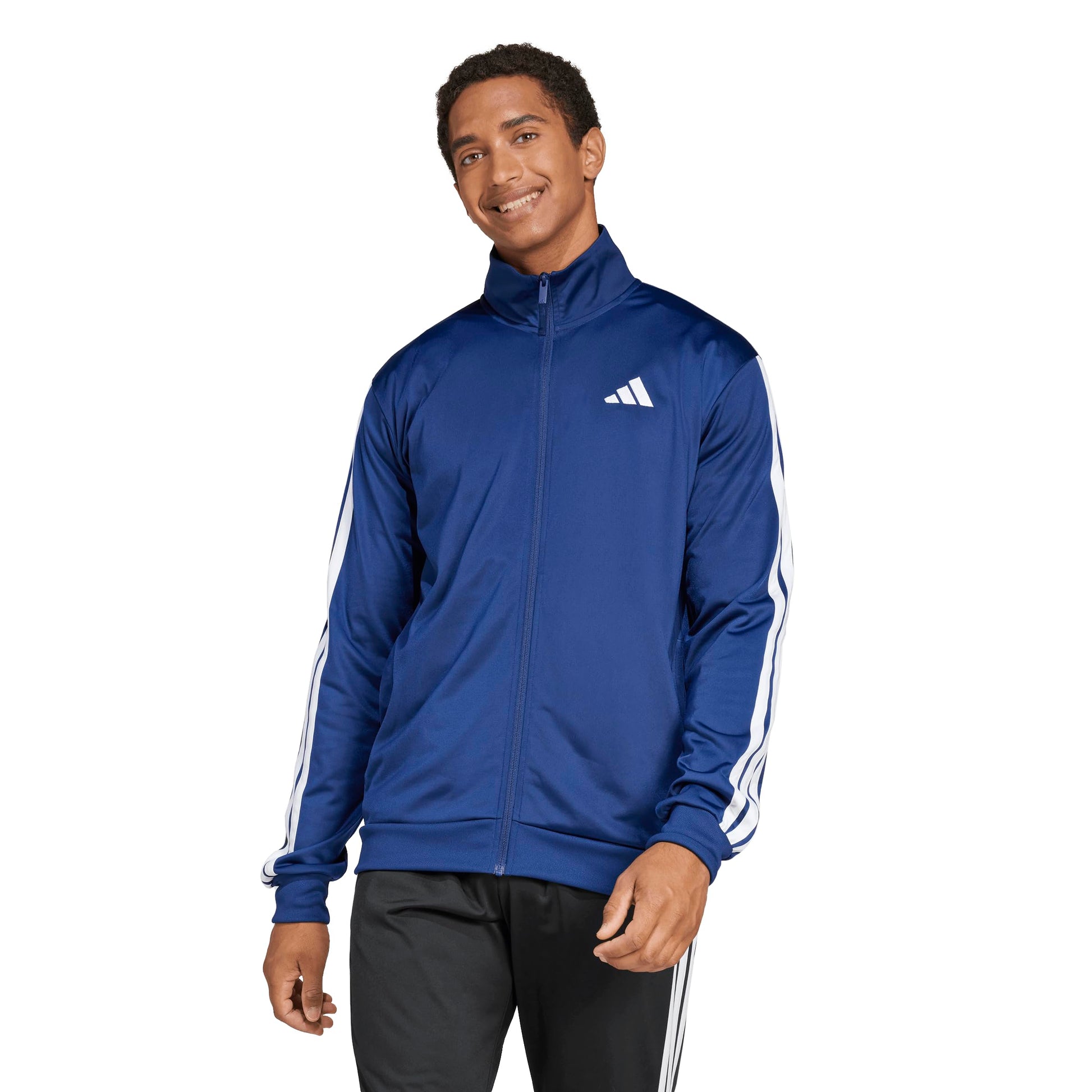 adidas Men's 3-Stripes Tricot Track Top-31