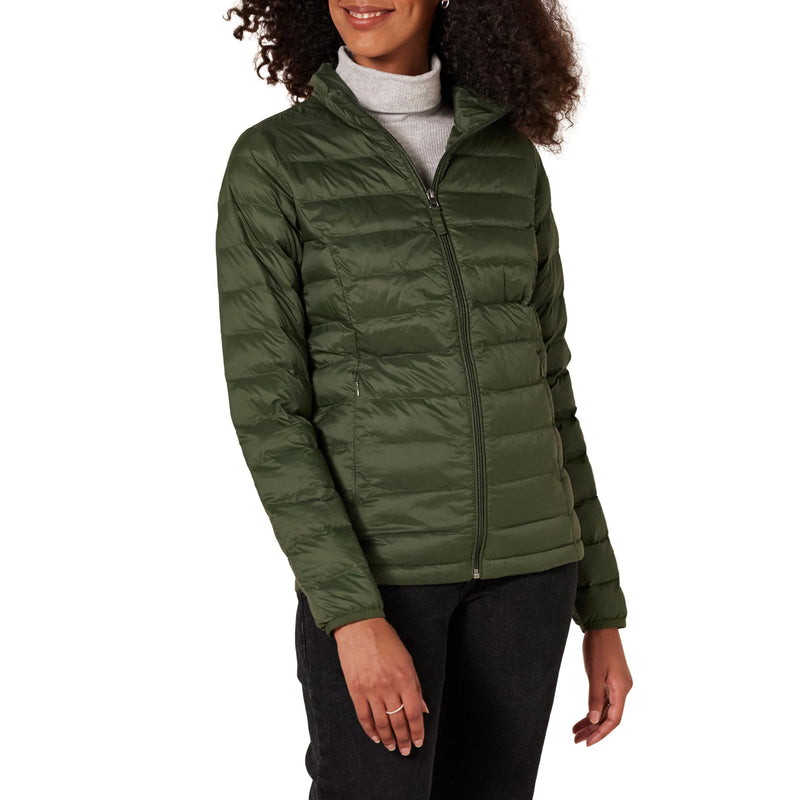 Amazon Essentials womens Lightweight Long-Sleeve Water-Resistant Packable Puffer Jacket (Available in Plus Size)-7