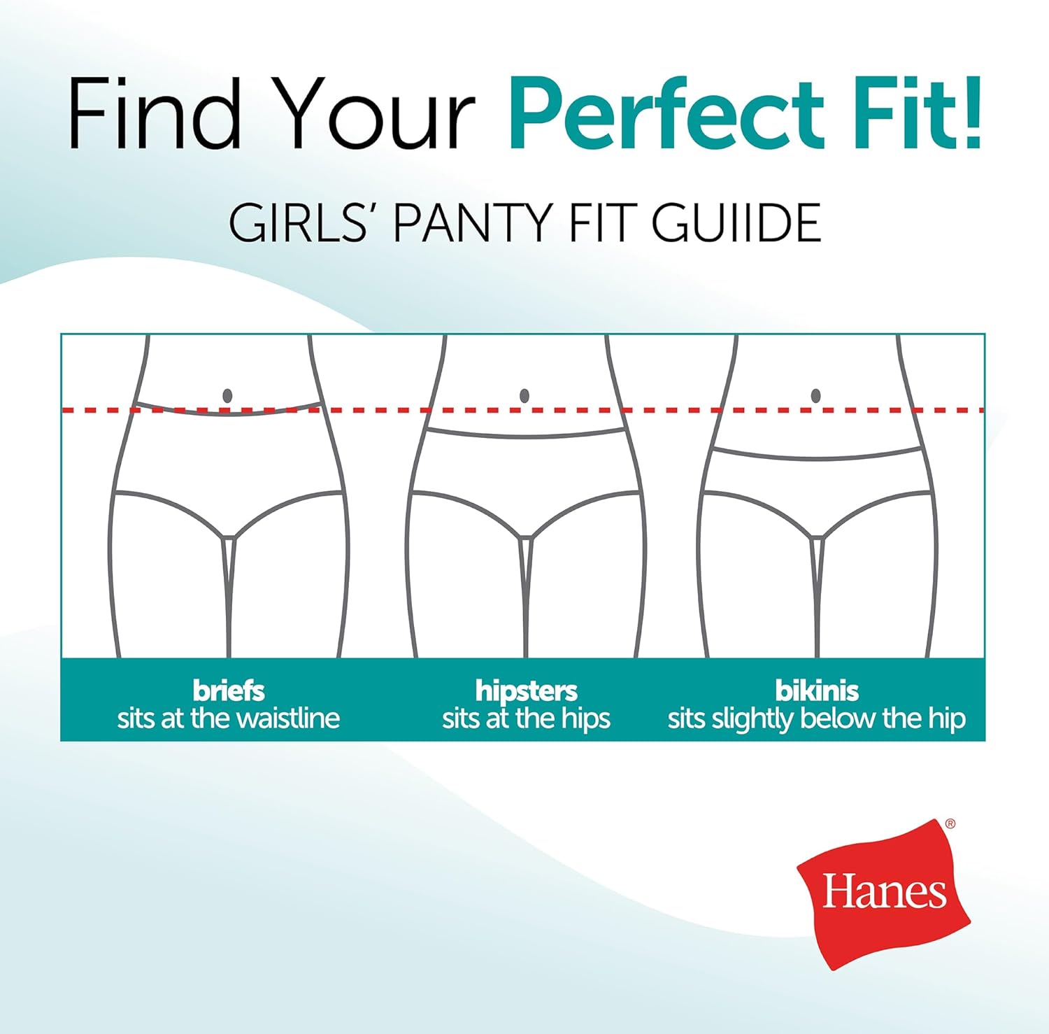 Hanes girls Cotton Stretch Underwear