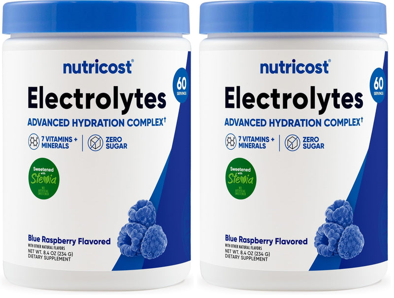 Nutricost Electrolyte Complex Powder (120 Servings, Fruit Punch) | Hydration Supplement Drink Mix with Vitamins and Minerals