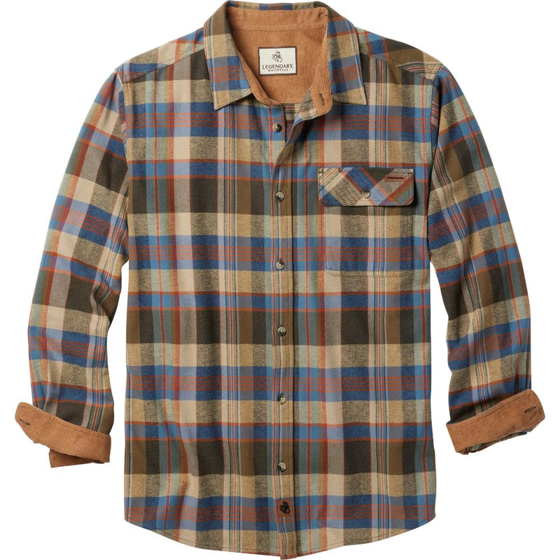 Legendary Whitetails Men's Flannel Shirt Long Sleeve Button Down 100% Cotton-81