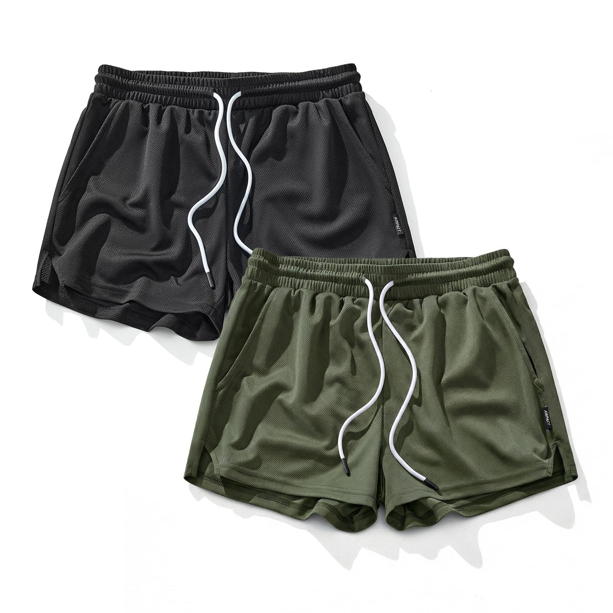 AIMPACT Mens Mesh Running Shorts 3 Inch Quick Dry Lightweight Gym Workout Athletic Shorts for Men with Pockets