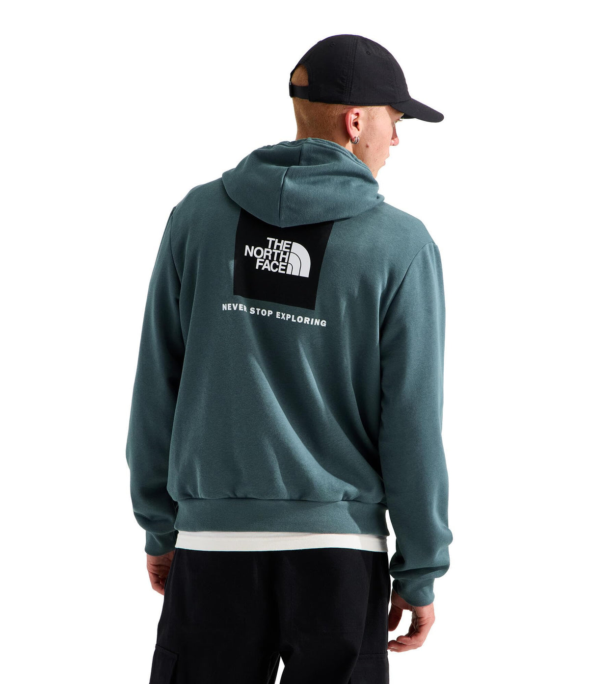 THE NORTH FACE Men's Evolution Box NSE Hoodie | Sweatshirt With 2 Piece Hood, Adjustable Drawcord, Kangaroo Hand Pocket