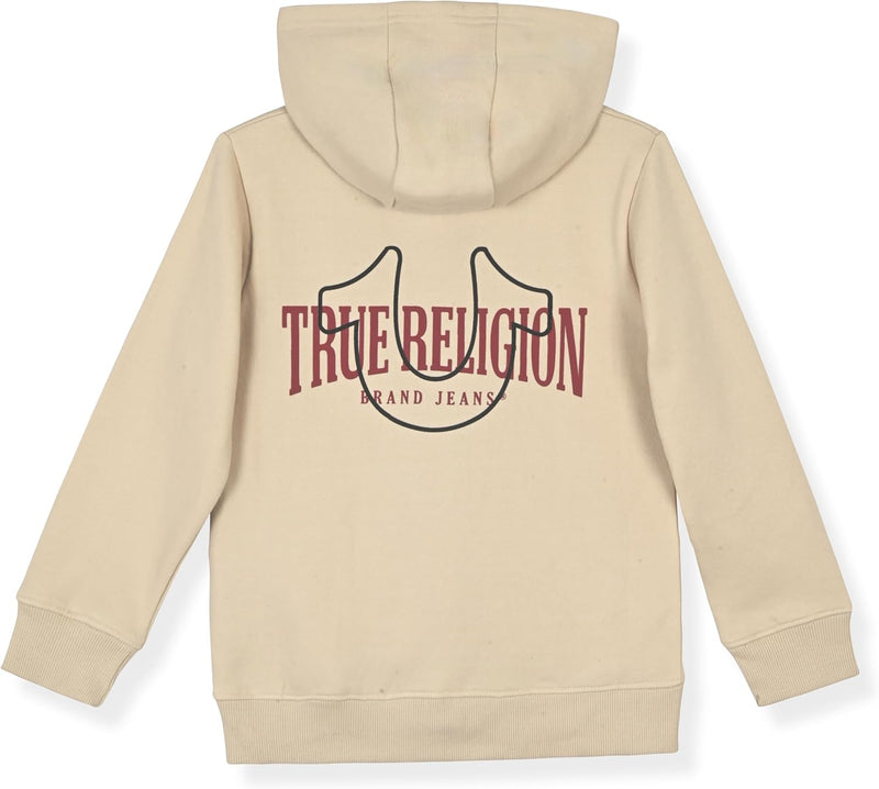 True Religion Boys Sweatshirts and Sweatpants for Kids 2 Piece Clothing Set Fleece Hoodie and Jogger Pants