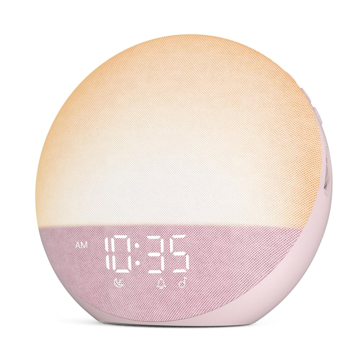Sunrise Alarm Clock White Noise Machine: Natural Wake Up Light - Dimmable Clock with Bluetooth Speaker for Bedroom - 25 Sleep Sounds for Baby Adults Kids Putty