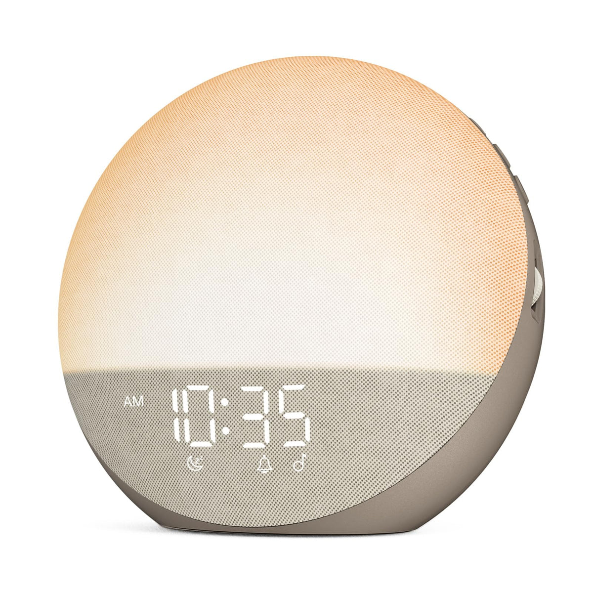 Sunrise Alarm Clock White Noise Machine: Natural Wake Up Light - Dimmable Clock with Bluetooth Speaker for Bedroom - 25 Sleep Sounds for Baby Adults Kids Putty