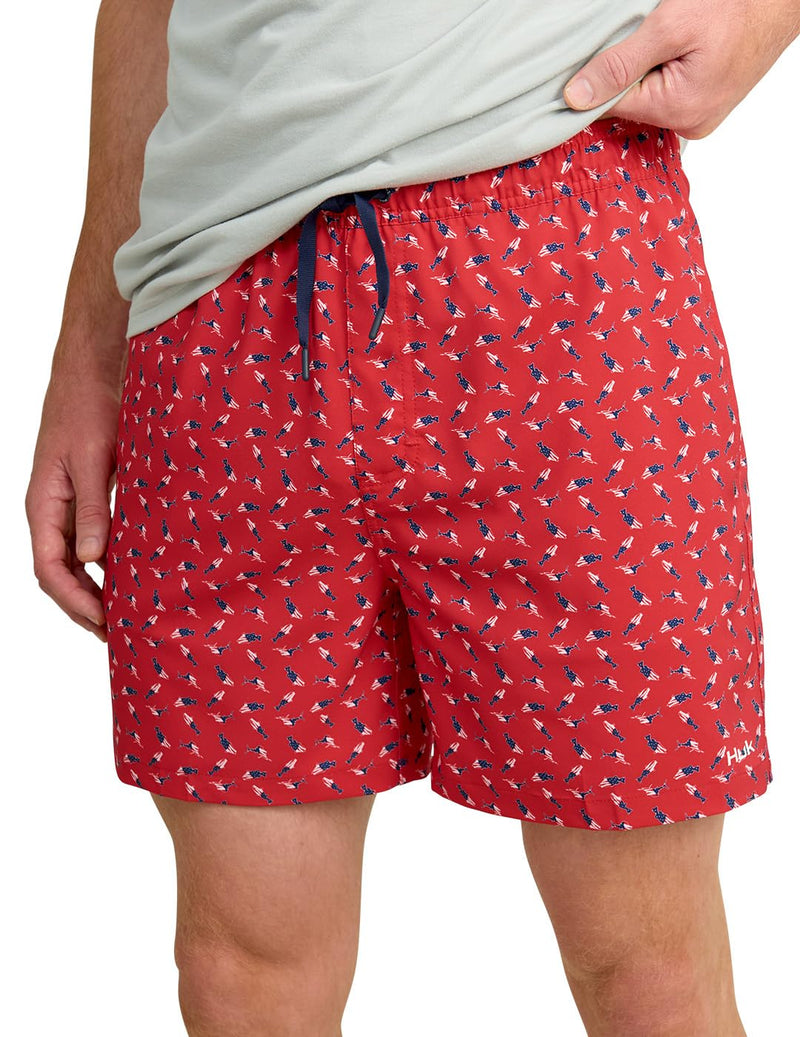 HUK Mens Pursuit Volley Short, Quick-Dry Fishing Shorts for Men