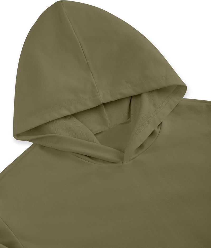 Fuermos Girls Clothes Sets Hooded Sweatshirt and Plaid Pants 2 Piece Girls Fall Outfits 6-14 Years