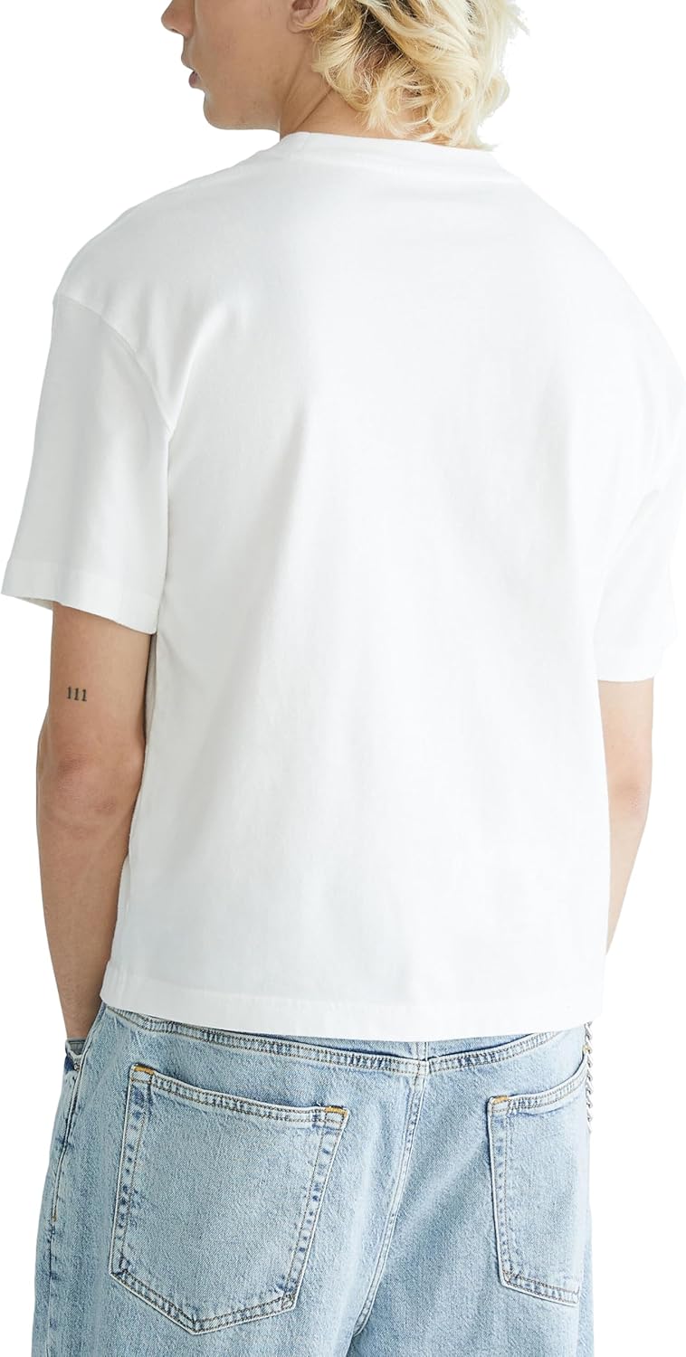 Aeropostale Men's Washed Boxy Fit Crew Tee