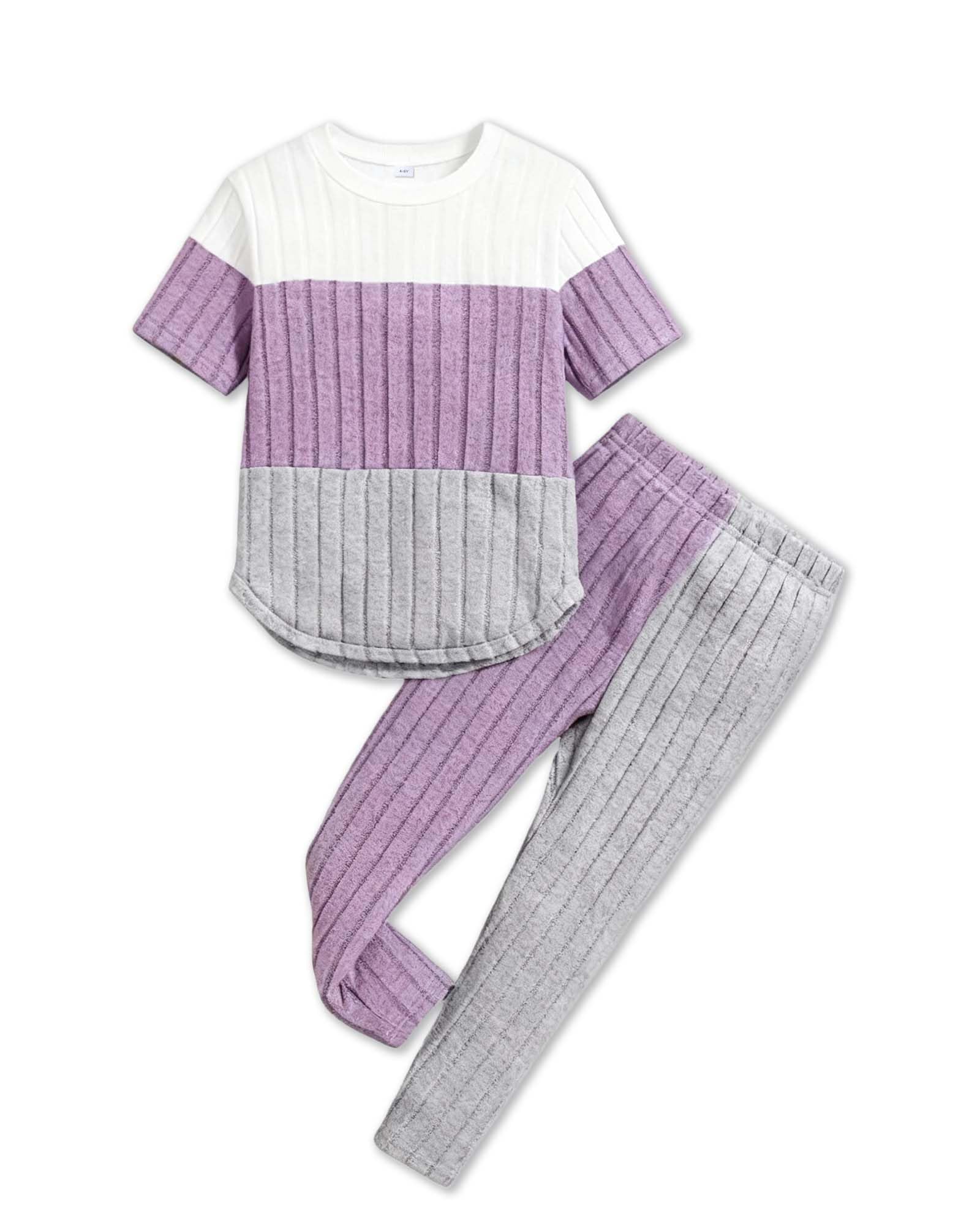 Girls Clothes Fall Girl Outfits 2Pcs Hoodie Pullover Sweatshirt+Pant+Leggings Winter Set for Size 4-8 Years Little Girls