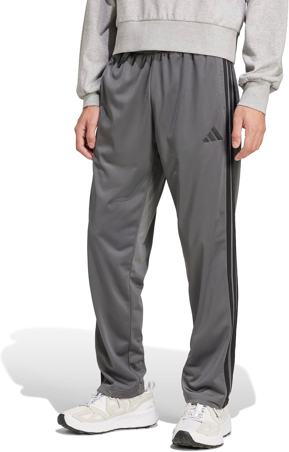 Adidas Mens 3-Stripes Tricot Open Hem Track Pants-45