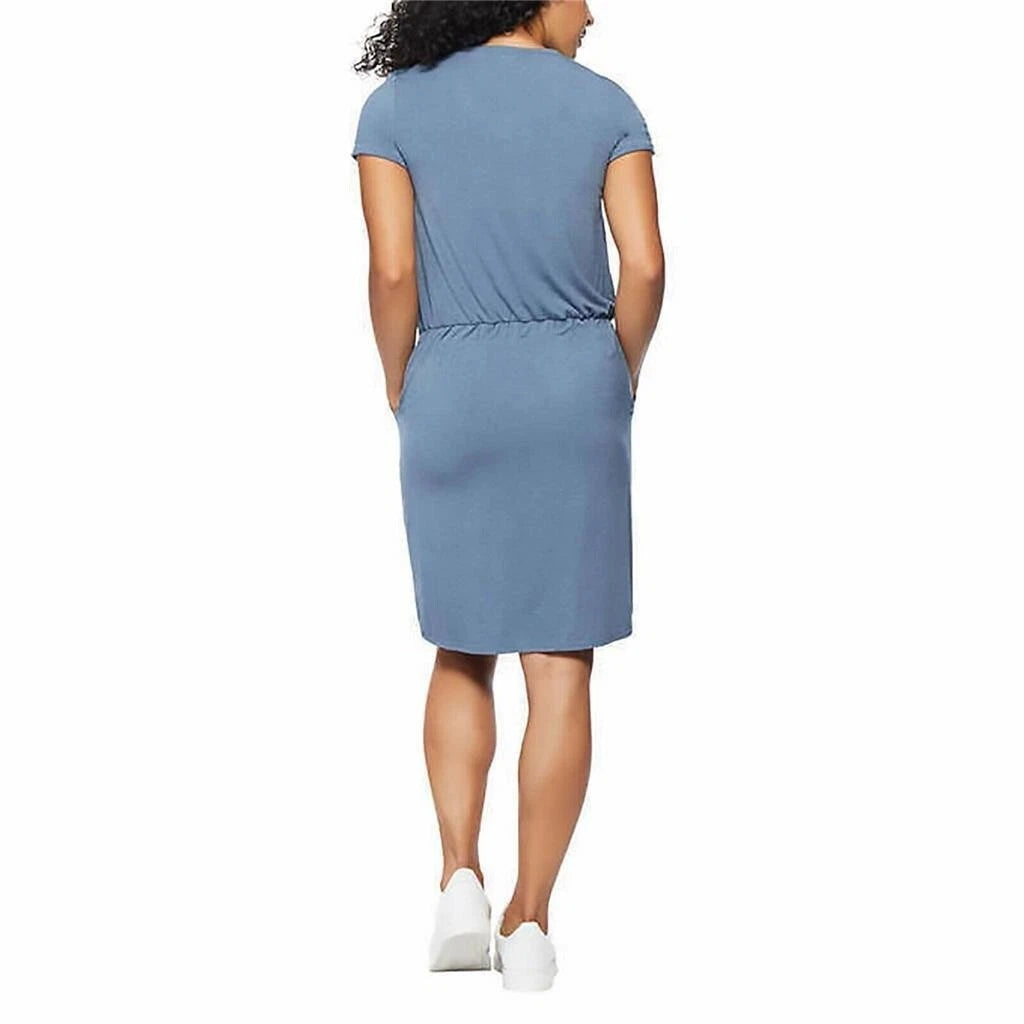 32 Degrees Cool Women's Soft Lux Dress, HEATHER INDIGO, XS