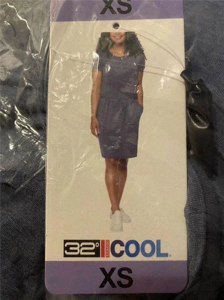 32 Degrees Cool Women's Soft Lux Dress, HEATHER INDIGO, XS-3