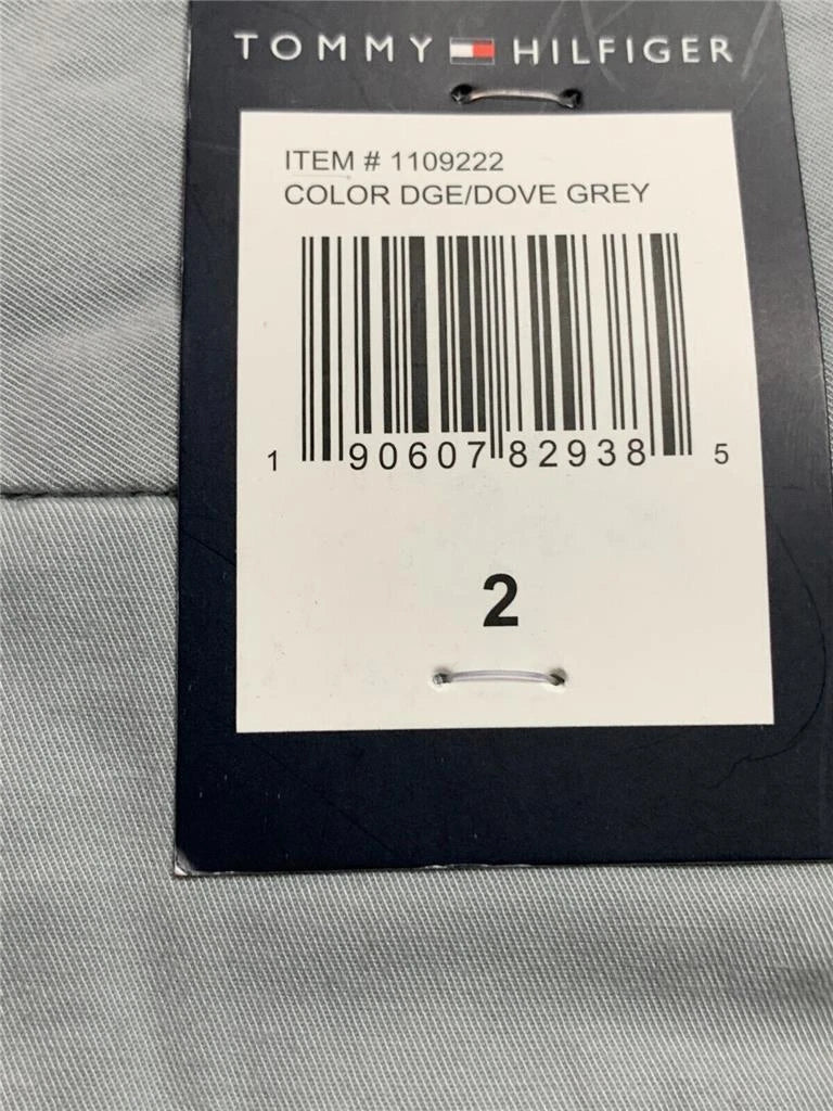 Tommy Hilfiger Womens Flat Front Walking Shorts (2, Dove Grey)-3
