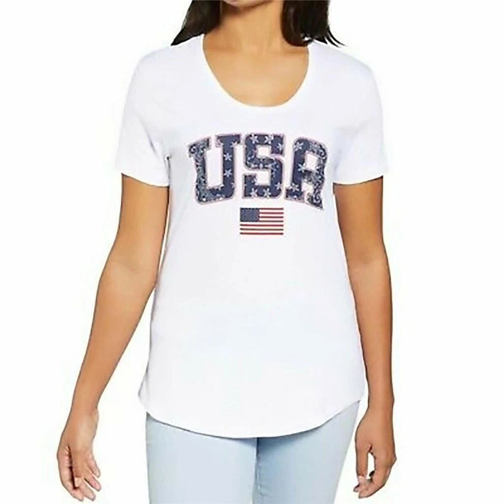 Galt Women's Freedom Tee, WHITE, XS-1