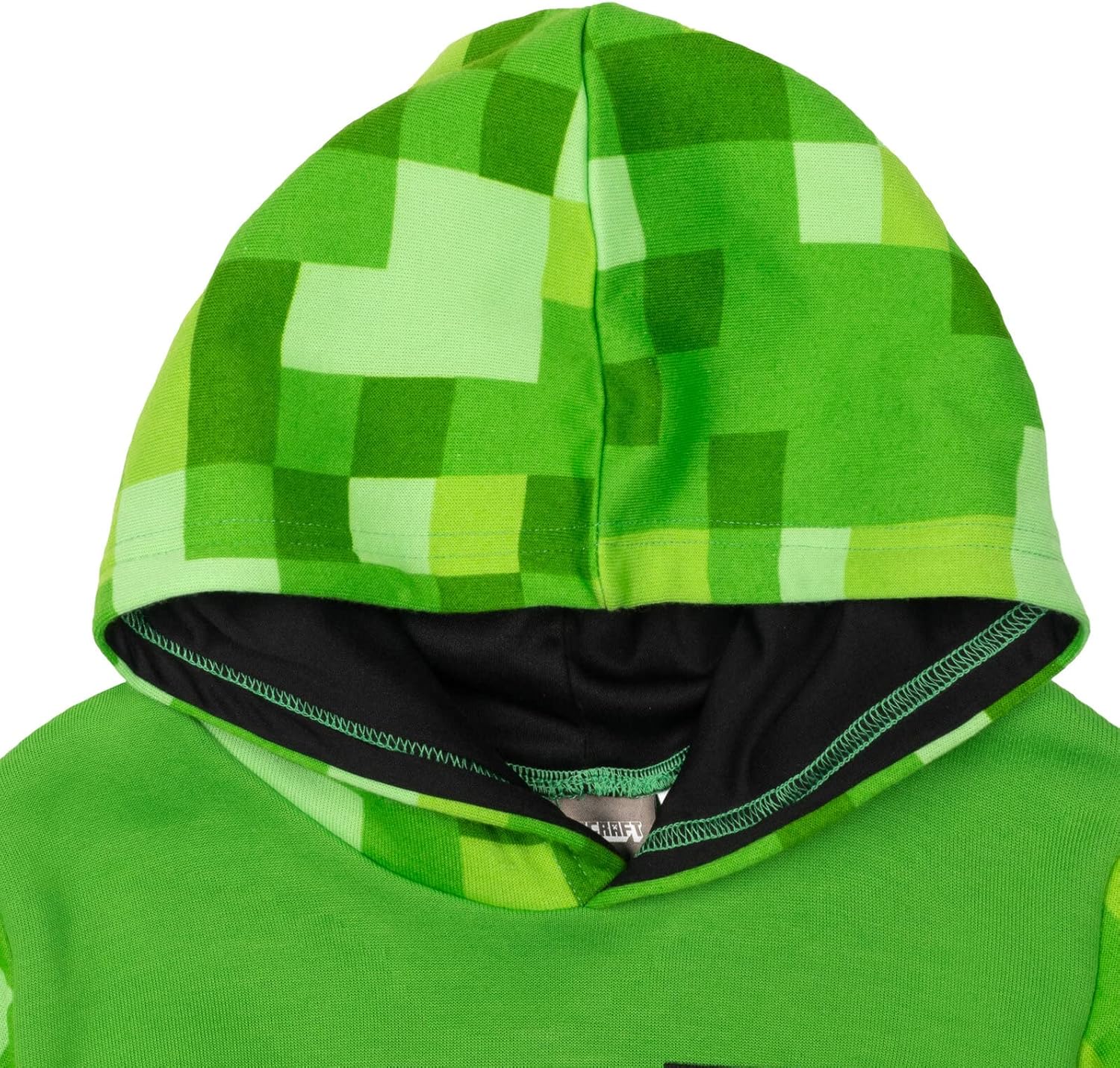 Minecraft Creeper Fleece Pullover Hoodie and Pants Outfit Set Little Kid to Big Kid