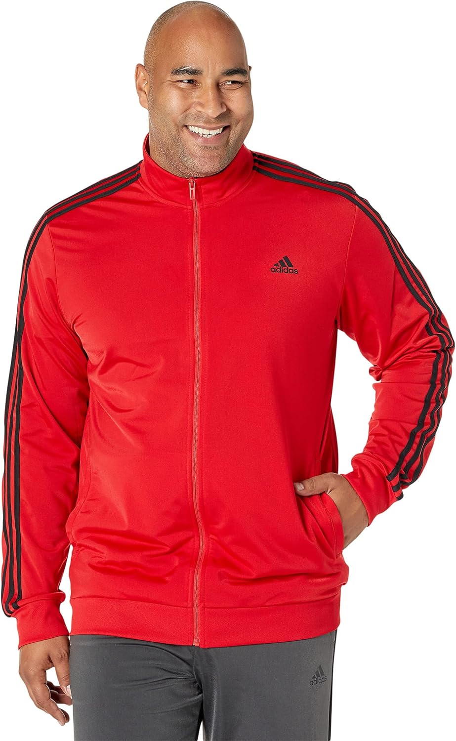 adidas Men's Essentials Warm-up 3-stripes Track Top-6