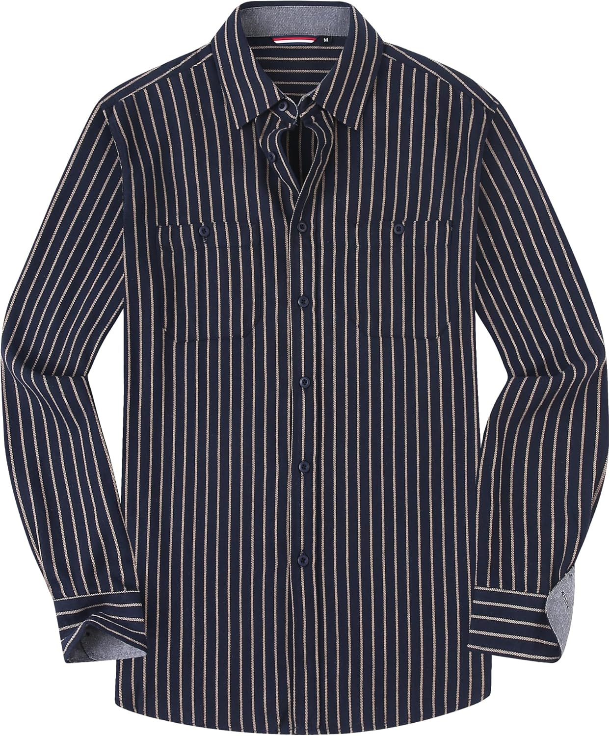 Esabel.C Mens Flannel Shirt Regular Fit Long Sleeve,Casual Button Down Plaid Flannel Shirt for Men-88