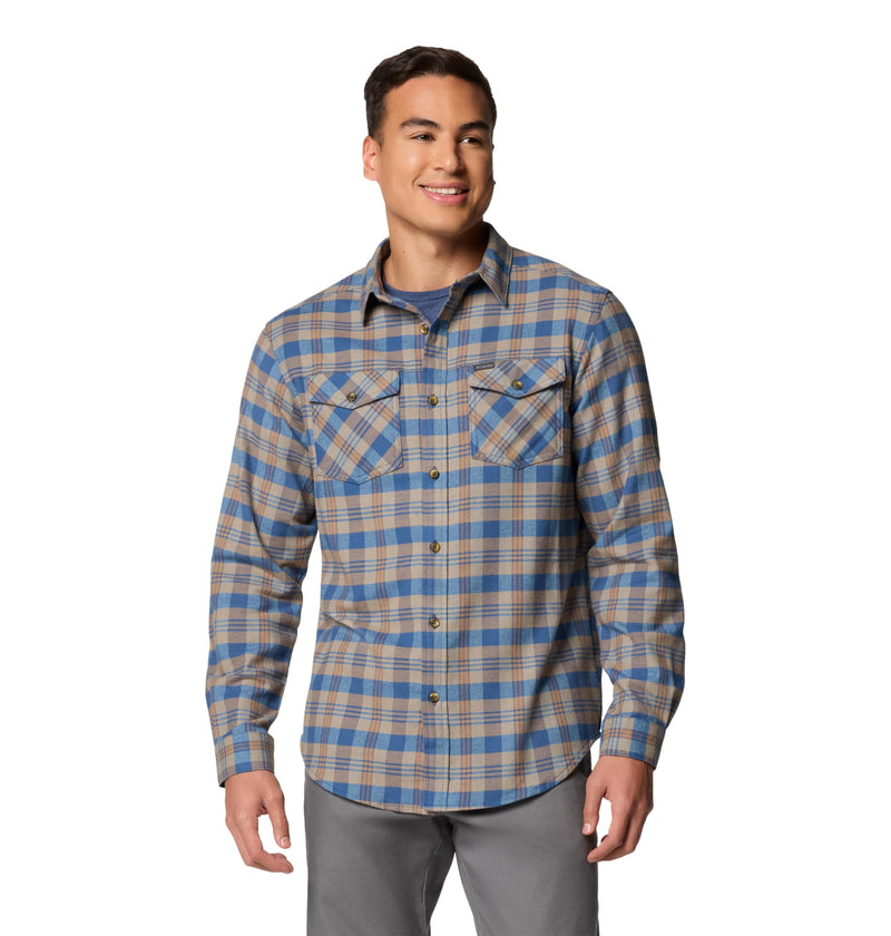 Columbia Mens Bearmouth Springs Roll Up Long Sleeve Flannel Shirt-31