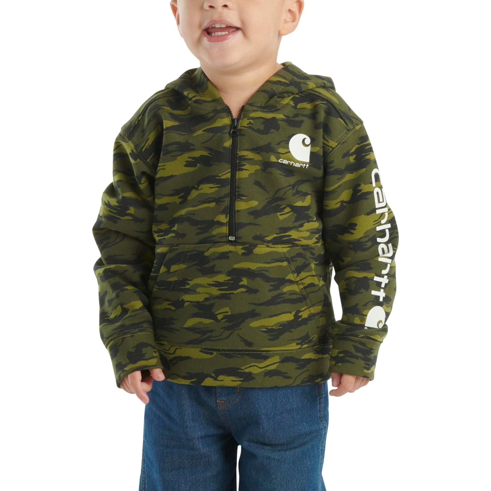 Carhartt Kid's CA6273 Long-Sleeve Half-Zip Sweatshirt - Boys-44