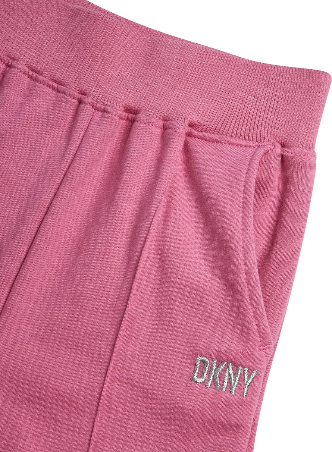 DKNY Girls Tracksuit Set - 2 Piece Cozy Soft Sherpa Fur Pullover Hoodie and Cargo Joggers Sweatpants Girls Sweatsuit Set