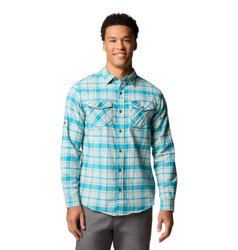 Columbia Mens Bearmouth Springs Roll Up Long Sleeve Flannel Shirt-59