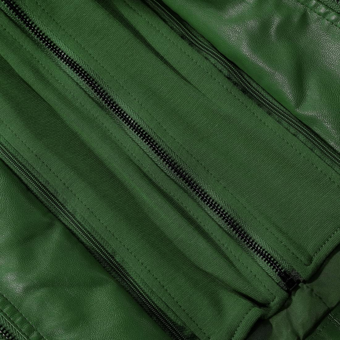 Tanming Womens Faux Leather Jacket Hooded Moto Biker Coat Outerwear Fall Fashion Outfits Winter Clothes-64