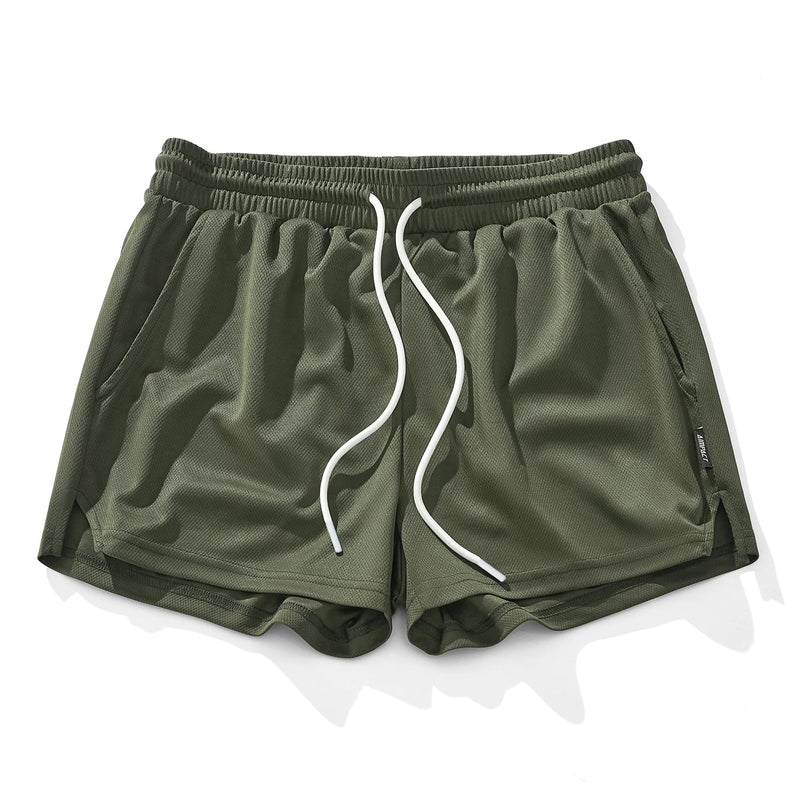 AIMPACT Mens Mesh Running Shorts 3 Inch Quick Dry Lightweight Gym Workout Athletic Shorts for Men with Pockets