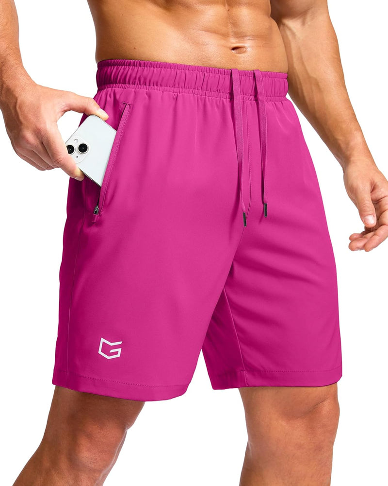 G Gradual Men's Athletic Running Shorts with Zipper Pockets Quick Dry 7"/ 5"/ 9" Workout Gym Shorts for Basketball Hiking-22