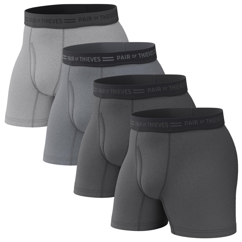 Pair of Thieves Men's Underwear Boxer Briefs - Soft Cotton Boxer Briefs for Men Pack - 4 Pack Tagless Mens Underwear-51