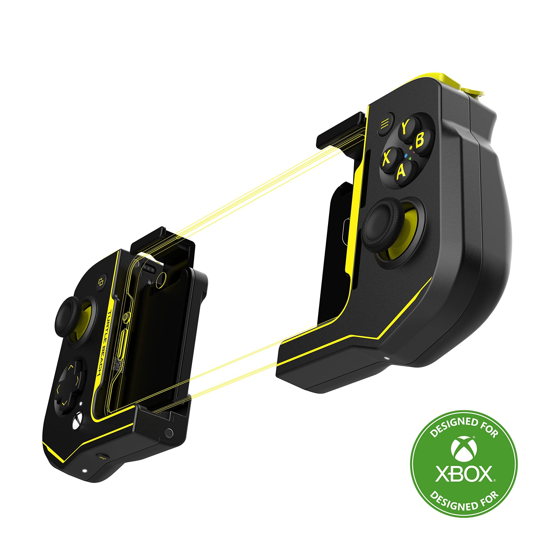 Turtle Beach Atom Mobile Game Controller with Bluetooth for Cloud Gaming on iPhone with Compact Shape, Console Style Controls & Low Latency Bluetooth – Cobalt Blue