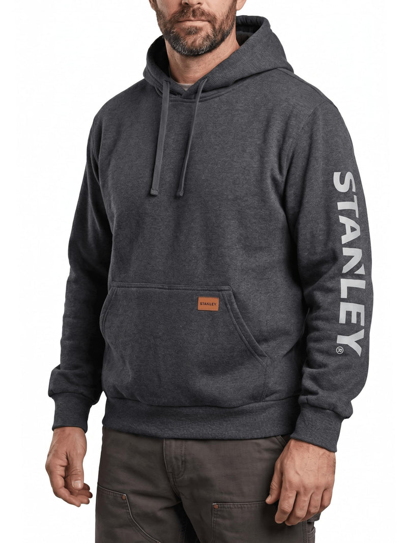 STANLEY Heavyweight Hoodie Men - Work Hoodie Heavy Duty Pullover Sweatshirt