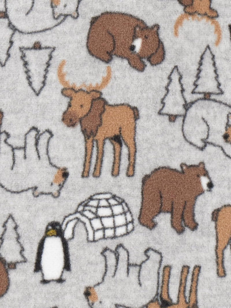 Simple Joys by Carter's baby-boys Loose-Fit Flame Resistant Fleece Footed Pajamas