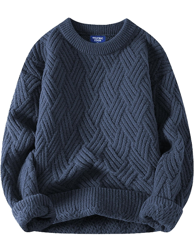 Aelfric Eden Vintage Oversized Sweaters Crewneck Knit Pullover Baggy Loose Casual Cable Sweater 2025 Fall Clothes-22