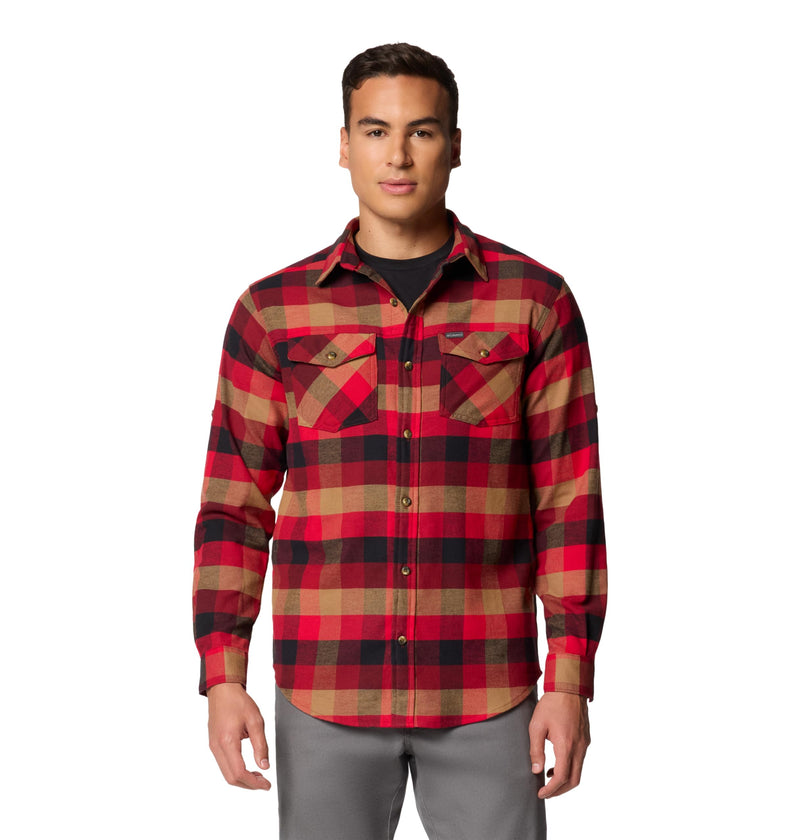 Columbia Mens Bearmouth Springs Roll Up Long Sleeve Flannel Shirt-44