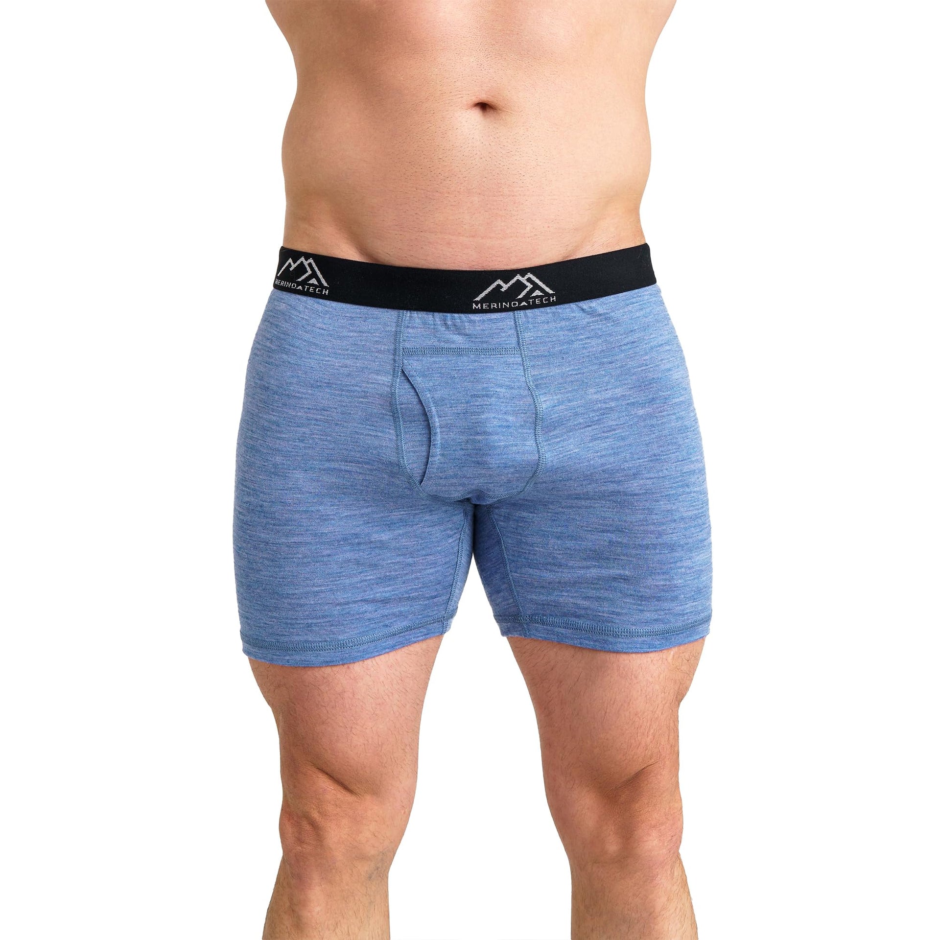 Merino.tech Merino Wool Underwear Mens - 100% Merino Wool Base Layer Boxer Briefs for Men