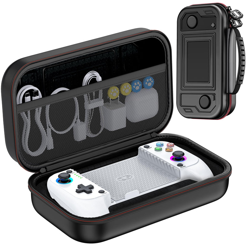 Mocagen MC1 Phone Controller for iPhone/Android Support Phone Case, Hall Effect Joysticks, Wireless Mobile Gaming Controller with 8-Color RGB Lighting, Turbo, Triggers, KeyLinker App