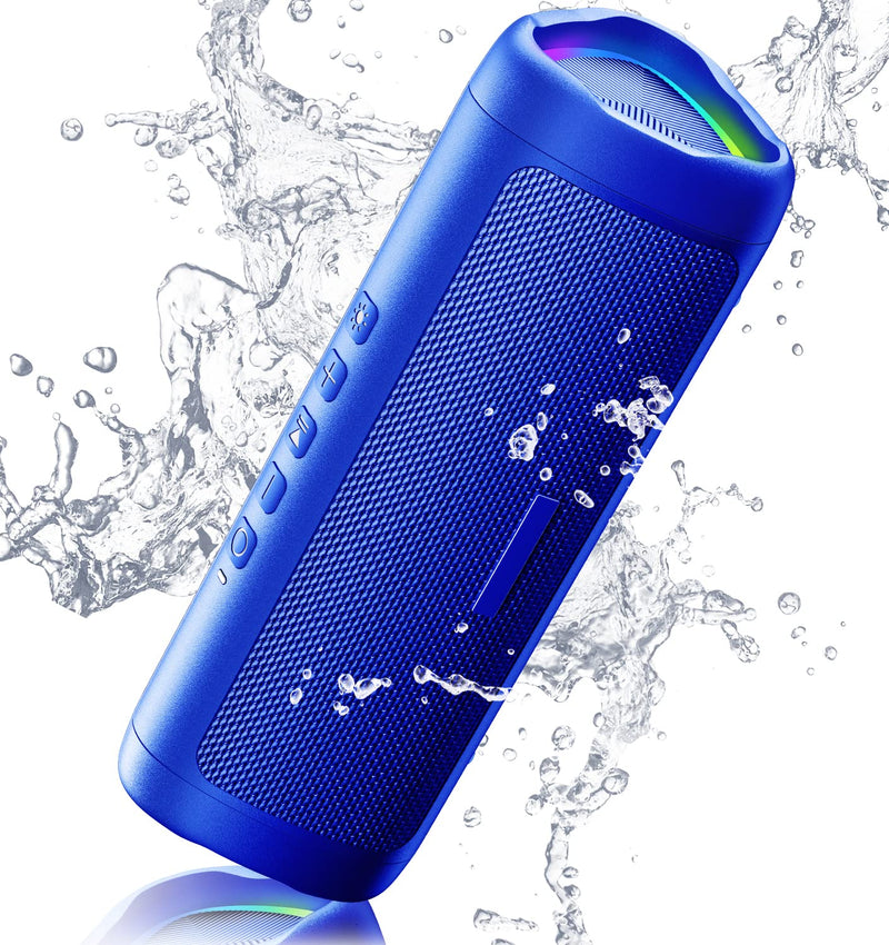 Bluetooth Speaker with HD Sound, Portable Wireless, IPX5 Waterproof, Up to 20H Playtime, TWS Pairing, BT5.3, for Home/Party/Outdoor/Beach, Electronic Gadgets, Birthday Gift (Pink)