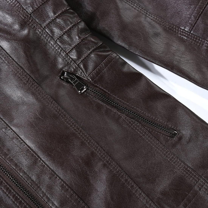 Tanming Womens Faux Leather Jacket Hooded Moto Biker Coat Outerwear Fall Fashion Outfits Winter Clothes-58