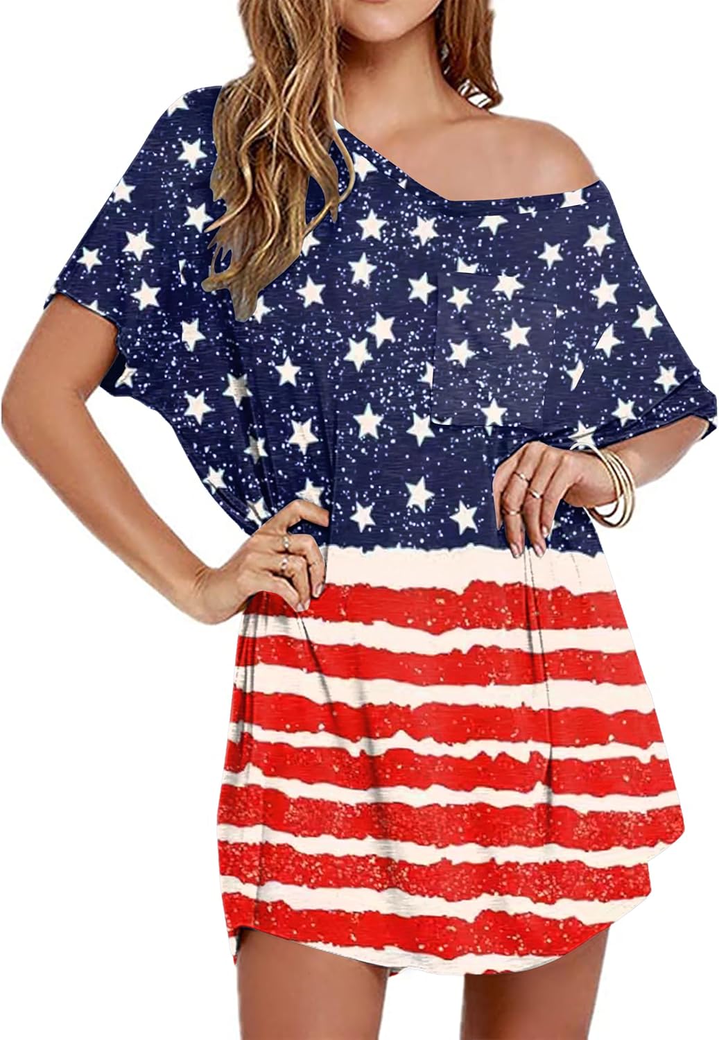 Ekouaer Womens Tshirt Nightgown Cotton V Neck Sleepshirts Comfy Casual Nightshirt for Women-76