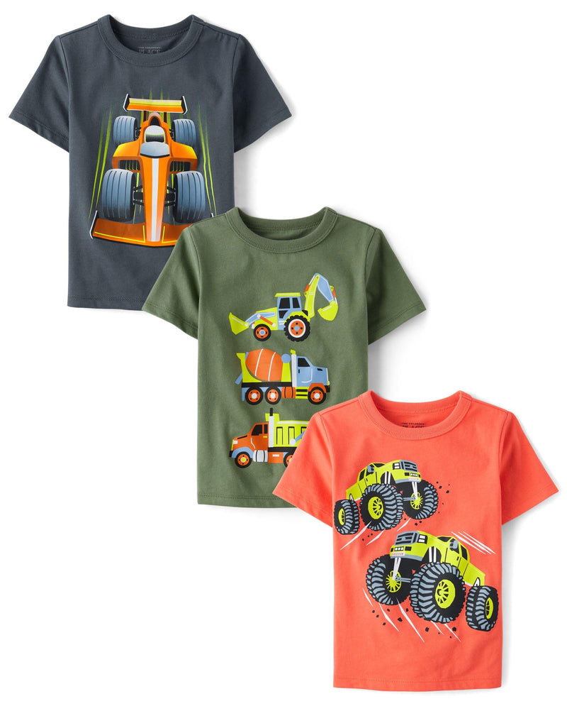 The Children's Place Baby Boys' Graphic T-Shirts (3-Pack)